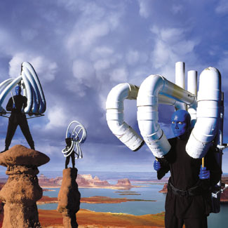 Blue Man Group<BR><i>Photo by James Porto</i>